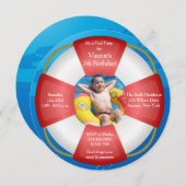 Life Preserverフォト招待状 招待状 (正面/裏面)