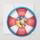 Life Preserverフォト招待状 招待状 (正面)