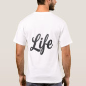 Life Printed Adult Pullover Hoodie Tシャツ (裏面)