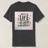 Life quotes 3 tシャツ (デザイン正面)