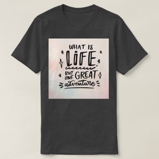 Life quotes 3 tシャツ (デザイン正面)