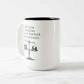 Life Revolves Around Perfect Calculations ツートーンマグカップ (正面左)
