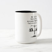 Life Revolves Around Perfect Calculations ツートーンマグカップ (正面右)