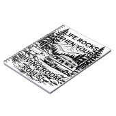 Life Rocks When Your Living Room Rolls Camper ノートブック (左側)