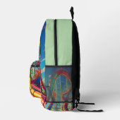 Life,roller coaster, Let's have fun! プリントバックパック (右)