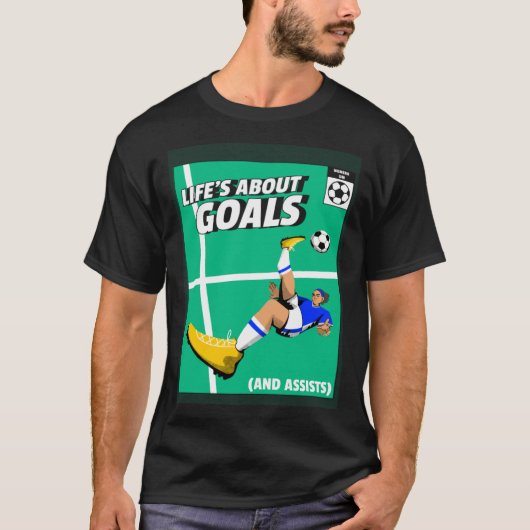 Life s About Goals & Assists  Soccer  Football  1 Tシャツ (正面)