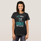 Life´s About Goals Hockey Player Ice Hockey Youth  Tシャツ (正面フル)
