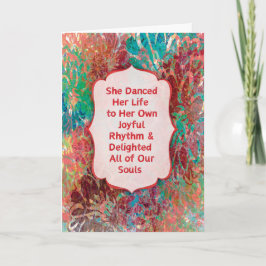 Life’s Dance Sympathy Card カード