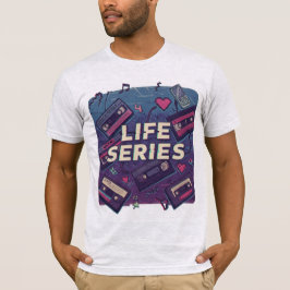 Life Series: Retro Cassette Vibes - 80s/90s  Tシャツ