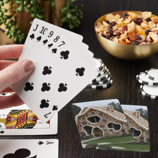 Life-Size Gingerbread House Playing Cards トランプ (インサイチュ)