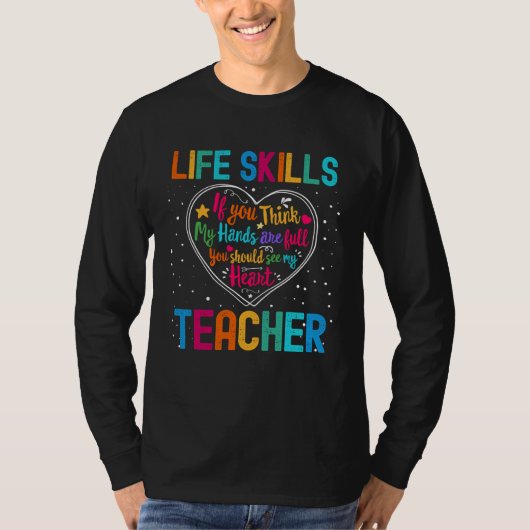 Life Skills Teacher Appreciation Week Back to Scho Tシャツ (正面)