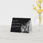 Life Success 感動的 Greetingノートカード カード (黄色い花)
