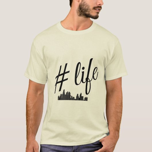 #life tシャツ（市生活愛好家） tシャツ (正面)
