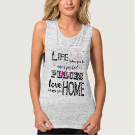 Life Takes U Unexpected Places感動的引用文 Tシャツ