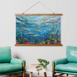 Life Under The Sea 吊り下げ型タペストリー