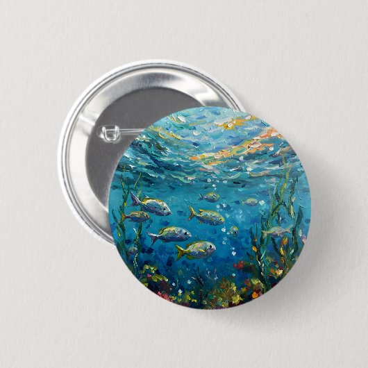 Life Under The Sea 缶バッジ (正面&裏面)