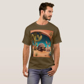 Life under the surface of the desert tシャツ (正面フル)