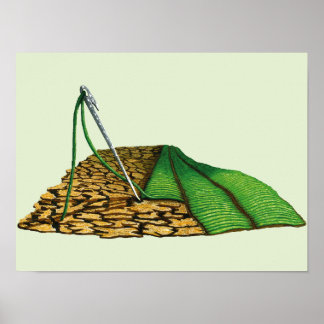 Life Vein - Surreal Hand Drawn Nature Art Poster ポスター