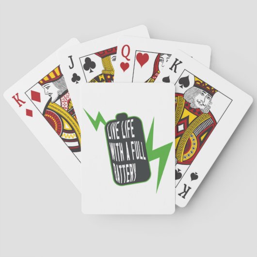 Life with a Full Battery トランプ (裏面)
