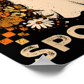 Life Without Jesus Is Soky Floral Christian Hallow ポスター (角)