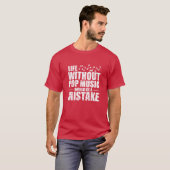 Life without Pop Music is a Mistake Singer girl Tシャツ (正面フル)
