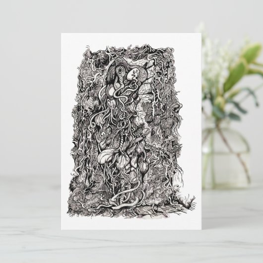 Life Without Skin, by Brian Benson Flat Card (スタンド正面)