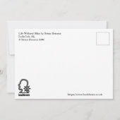 Life Without Skin, by Brian Benson Flat Card (裏面)