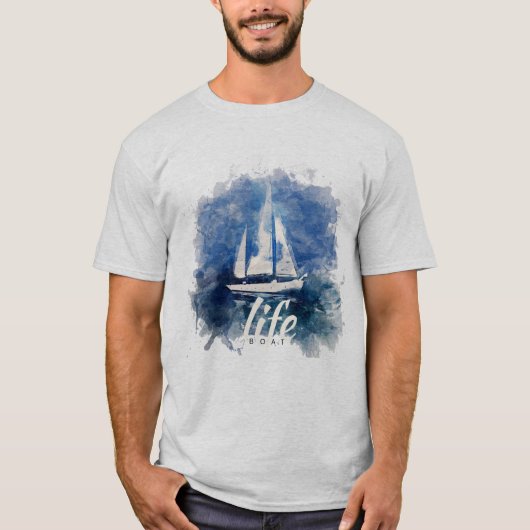 lifeboatブルーTシャツ Tシャツ (正面)