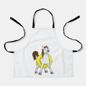 Lifebouyとの泳ぐ人としての馬 エプロン (正面)