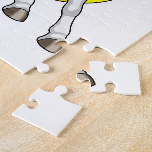 Lifebouyとの泳ぐ人としての馬 ジグソーパズル (側面)