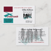 Lifegroupのリーダーの名刺のデザインOllieDollies 名刺 (正面/裏面)
