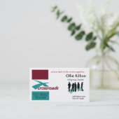 Lifegroupのリーダーの名刺のデザインOllieDollies 名刺 (スタンド正面)