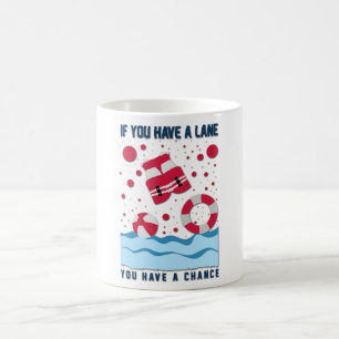Lifeguardカッコいいデザインもし – 車線がある コーヒーマグカップ