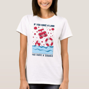 Lifeguardカッコいいデザインもし – 車線がある tシャツ