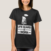 LifeGuard Swimming Swimmer Beach Swimming Pool Tシャツ (正面)
