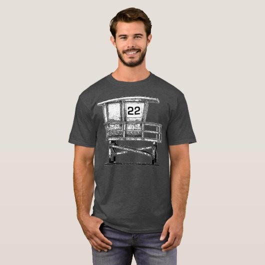 Lifeguard tower 22 Premium Tシャツ (正面フル)