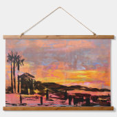 lifeguard tower at doho"doheny stビーチ, 吊り下げ型タペストリー (正面)