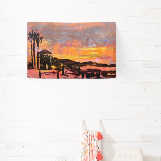 lifeguard tower dana 横断幕 (インサイチュ)