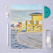 Lifeguard towers Siesta Key Beach Tissue Paper 薄葉紙 (クラフト)