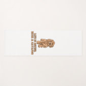 Lifeis Better With A Cavapoo -おもしろい犬恋人1 ヨガマット (正面(横))