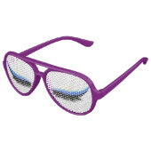 Lifelike閉じた目まつ毛ブルーアイシャドウ アビエーターサングラス (アングル)