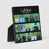 Lifeline Easel Backs Frameless Photo Holder フォトプラーク (正面)
