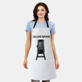 Lifelong Smoker エプロン (着用した状態)