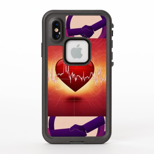 LifeProof Case Heartbeat of the Market iPhoneケース (裏面)