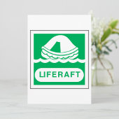 Liferaft Sign Invitations 招待状