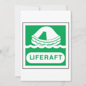 Liferaft Sign Invitations 招待状 (正面)