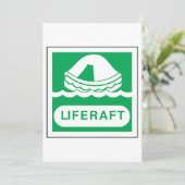 Liferaft Sign Invitations 招待状 (スタンド正面)