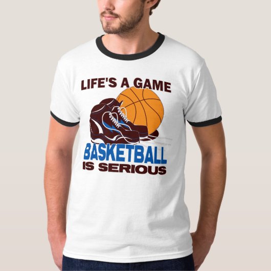 Lifesゲームバスケットボール Tシャツ (正面)