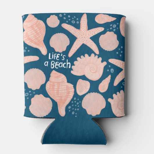 LIFE'S Aビーチはピンク 缶クーラー (裏面)