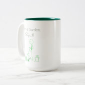 Life's a Garden ツートーンマグカップ (正面左)